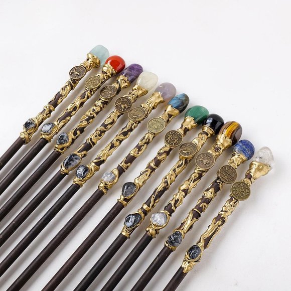 Natural Crystal Sagittarius Constellation Scepter 11.6inchesMagic Stick(AnyColor - Picture 8 of 8